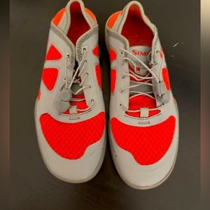 Simms Red and Gray Women's Shoes